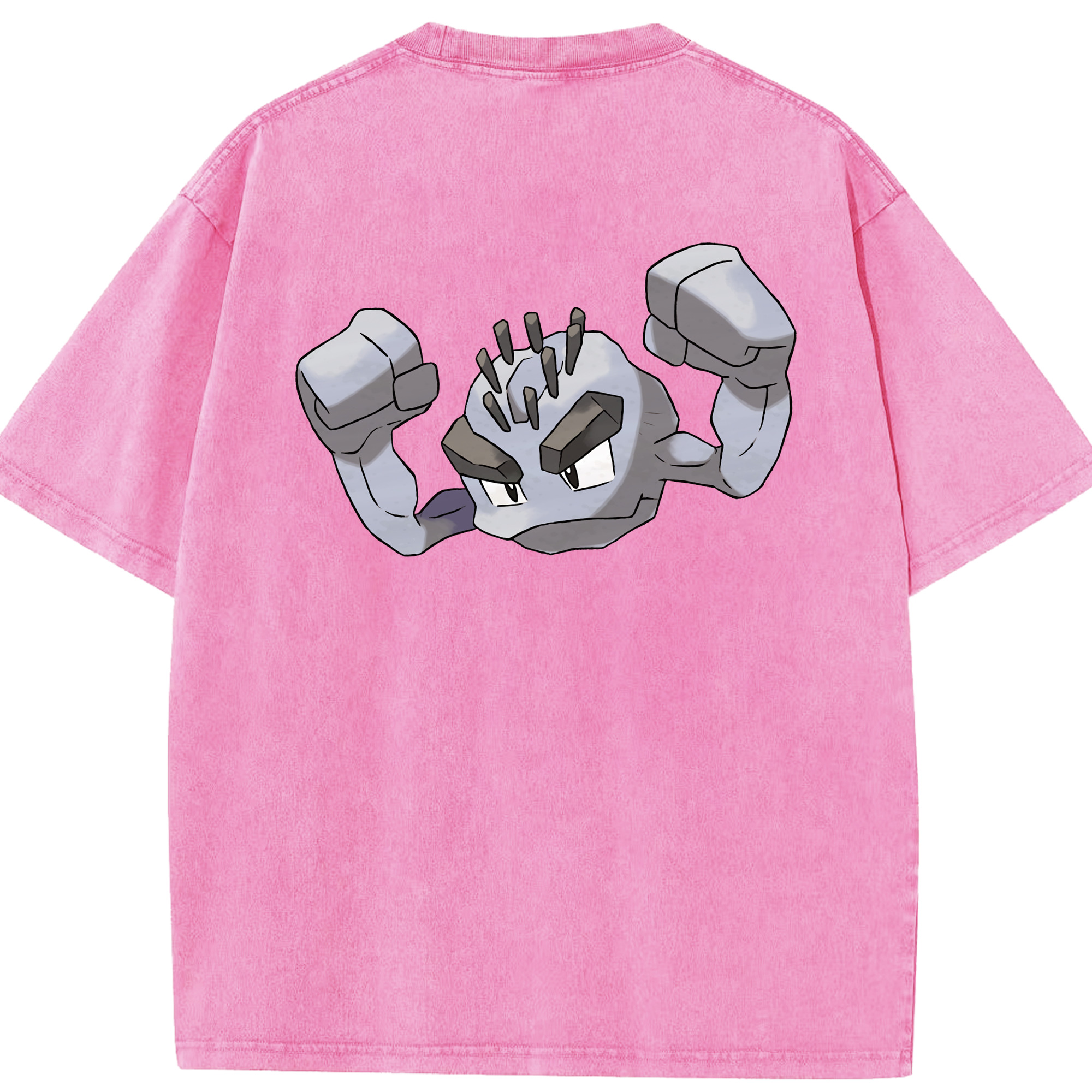 （画像用） ポケットモンスター Pokémon 綿100% ヴィンテージ風 半袖Tシャツ（背面プリント）